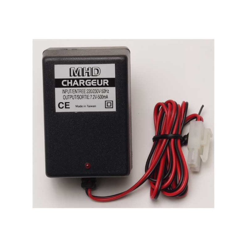 Pièce pour voiture electrique tous chemin 1/10 Chargeur 220V pour ACCU 7.2 V