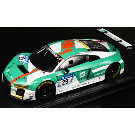 Miniaturauto -Würfel AT1/18 Audi R8 LMS 24H NURB 1/18 | Scientific-MHD