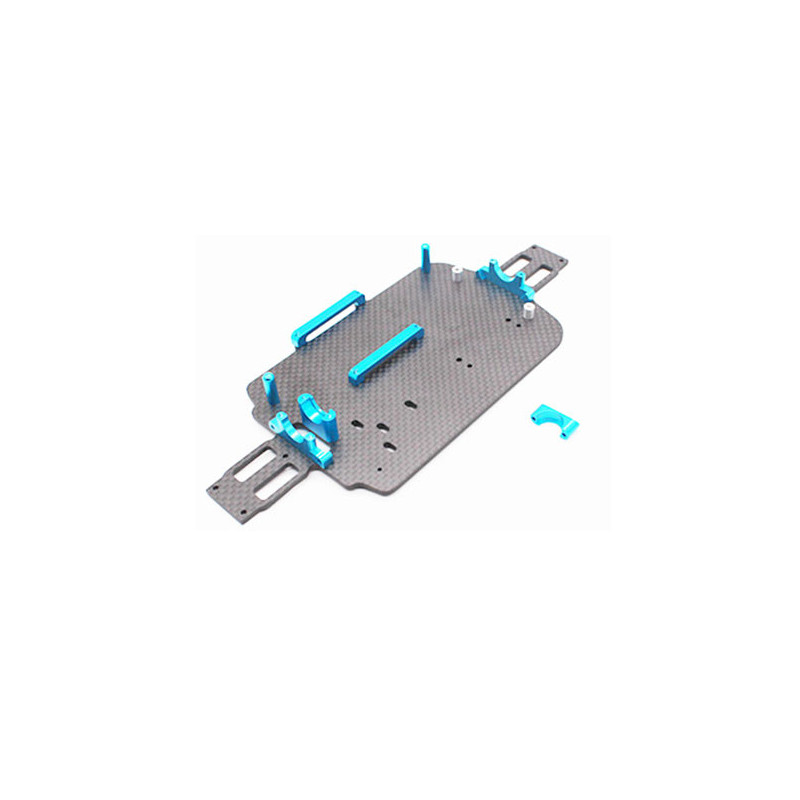 Pièce pour Buggy electrique 1/18 Châssis carbone Mini MHD