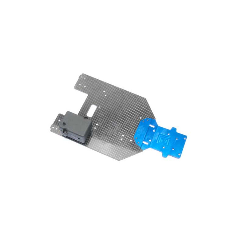 Pièce pour voiture electrique tous chemin 1/10 Châssis Carbone MOAB