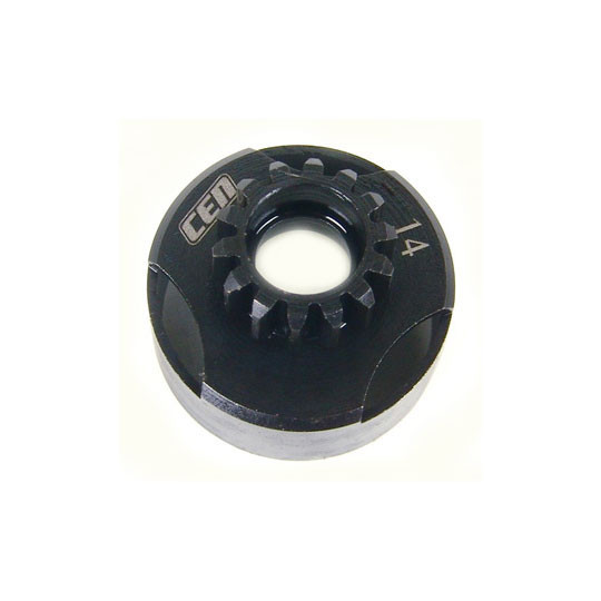 Pièce pour voiture thermique tous chemin 1/8 CLOCHE VENTILEE ACIER 13 DENTS