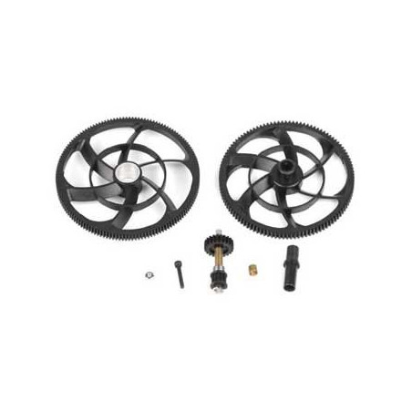Part for electric helicopter main crown and pulley | Scientific-MHD