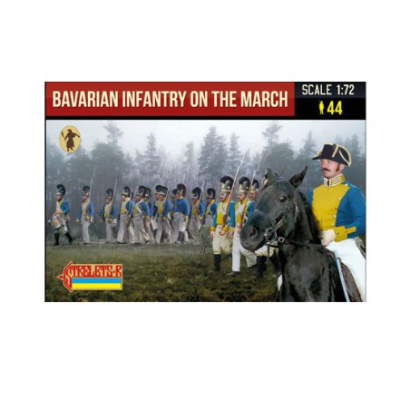 Figurine Bavarian Infantry on the March 1/72