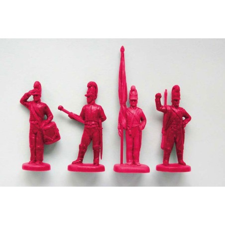 Figurine Bavarian Infantry Standing Order Arms 1/72