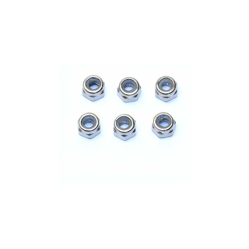 Pièce pour voiture electrique tous chemin 1/10 Ecrous Nylstop M4 Winner