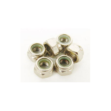 Piece for thermal car all path 1/5 Nylstop M5 x 6 pcs ecrous | Scientific-MHD