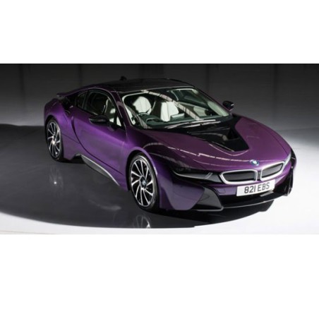 Miniature car Die Cast at1/18 BMW i8 Purple Pearl (LHD) 1/18 | Scientific-MHD