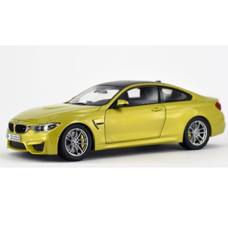 Miniature car Die Cast at1/18 BMW M4 Cup Austin Yellow (LHD) 1/18 | Scientific-MHD