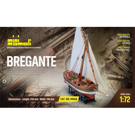 Breganing static boat Il Leudo 1/72 | Scientific-MHD