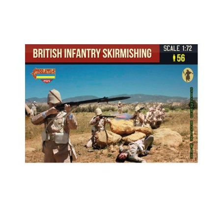 Figurine British infantry skirmishing