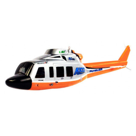 Teil für elektrische Hubschrauber Rumpf A-300 Orange & Silber | Scientific-MHD