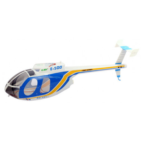 Part for electric helicopter Fuselage Bleu E-500 Big Lama | Scientific-MHD