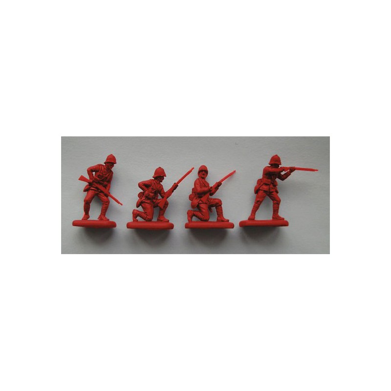 Figurine British infantry skirmishing