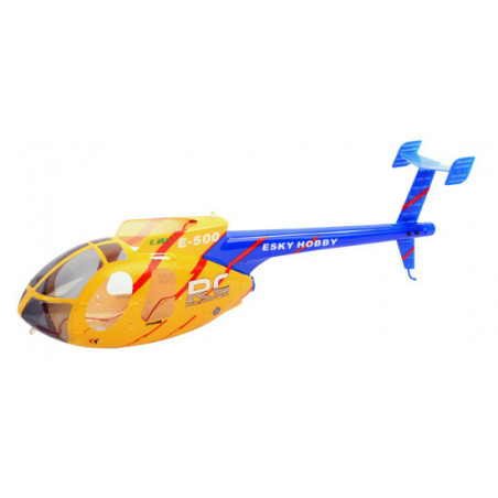 Part for electric helicopter Fuselage Yellow E-500 Big Lama | Scientific-MHD