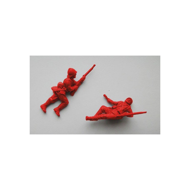 Figurine British infantry skirmishing