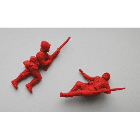 Figurine British infantry skirmishing