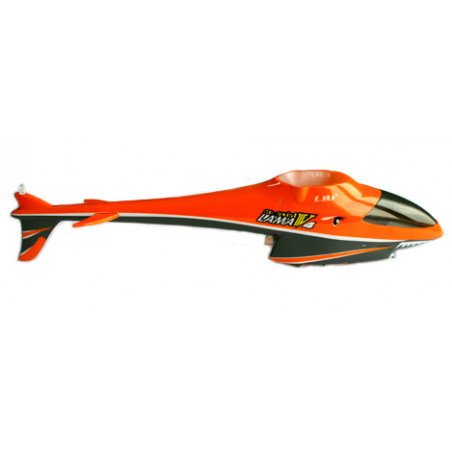 Teil für den elektrischen Hubschrauber Rumpf Lama V4 Orange | Scientific-MHD