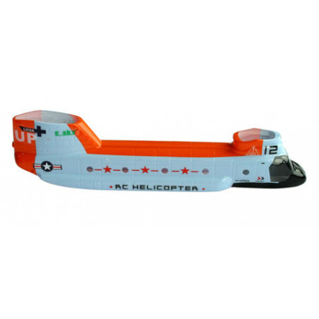 Part for electric helicopter Fuselage Lausetage (blue/orang) | Scientific-MHD