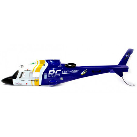 Part for electric helicopter fuselage tiny 700 cx blue | Scientific-MHD