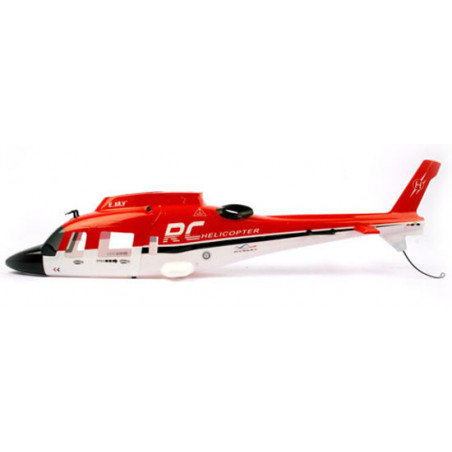 Pièce pour hélicoptère électrique Fuselage Tiny 700 CX rouge