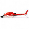 Part for electric helicopter fuselage tiny 700 cx red | Scientific-MHD