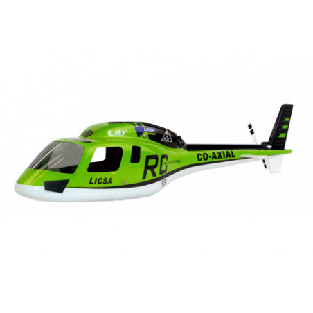 Pièce pour hélicoptère électrique Fuselage vert Big Lama