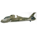 Piece for Electric Helicopter Fuselage Green Comanche | Scientific-MHD