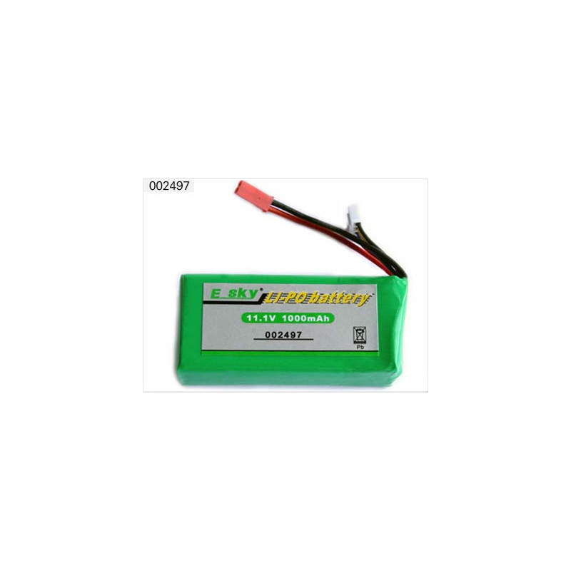 Pièce pour hélicoptère électrique HB BATTERIE LiPo 11,1V 1000 mA
