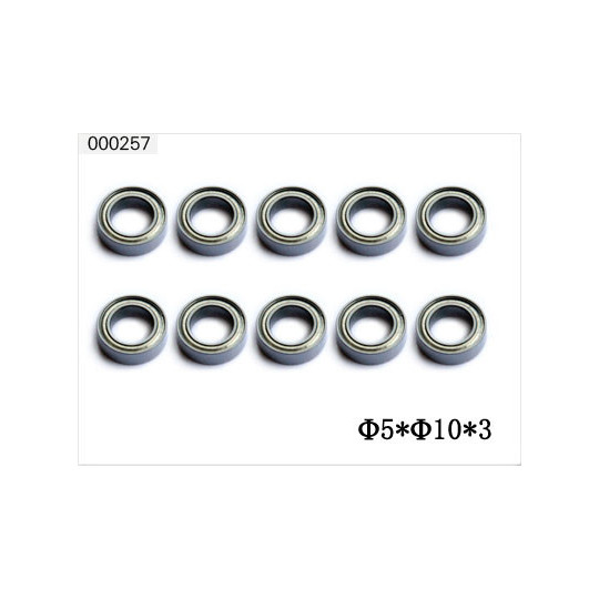 Pièce pour hélicoptère électrique HB ROULEMENTS 5 X 10 X 3