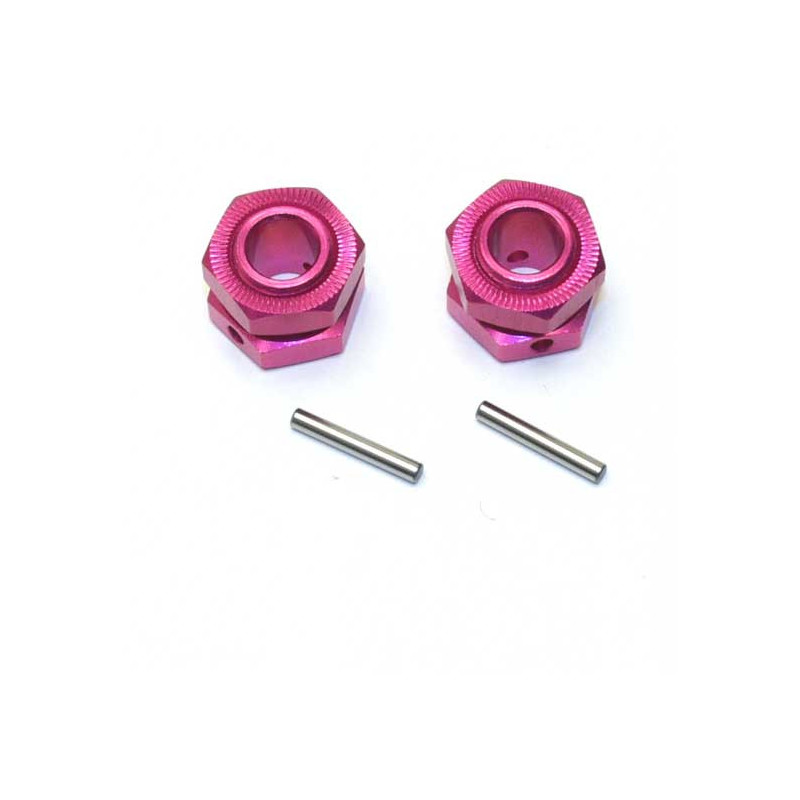 Pièce pour voiture thermique tous chemin 1/8 Hexagones + Ecrous Roues 1/8