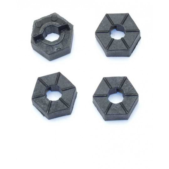 Pièce pour voiture electrique tous chemin 1/10 Hexagones de Roues