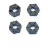Pièce pour voiture electrique tous chemin 1/10 Hexagones de Roues