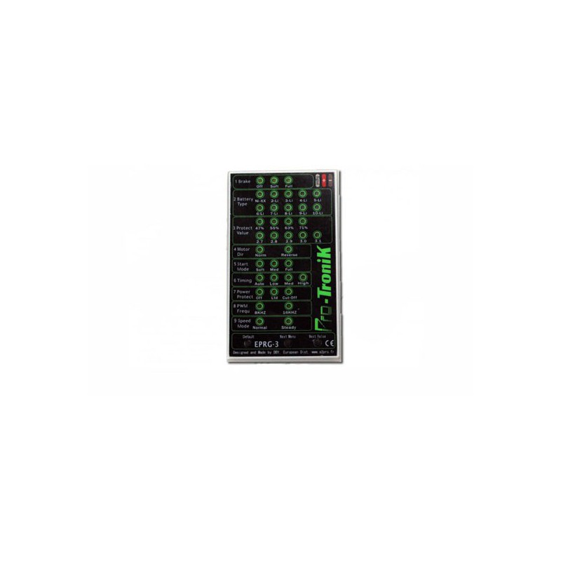 Moteur électrique radiocommandé Carte E-PRG-3