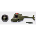 Part for Hughes 500 Electric Helicopter Olive Fuselage | Scientific-MHD