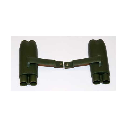 Pièce pour hélicoptère électrique HUGHES 500 MISSILES VERT OLIVE