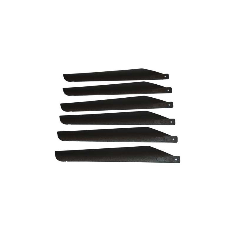 Pièce pour hélicoptère électrique HUGHES 500 PALES A (6 pièces)