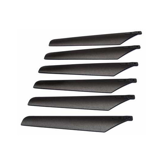 Pièce pour hélicoptère électrique HUGHES 500 PALES B (6 pièces)