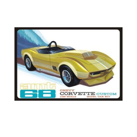 Chevy Corvette Custom 1968 1/25 Plastikautoabdeckung | Scientific-MHD