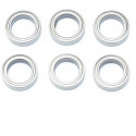 Pièce pour voiture electrique tous chemin 1/10 Jeu Roulements 10x15x4 (6pcs)