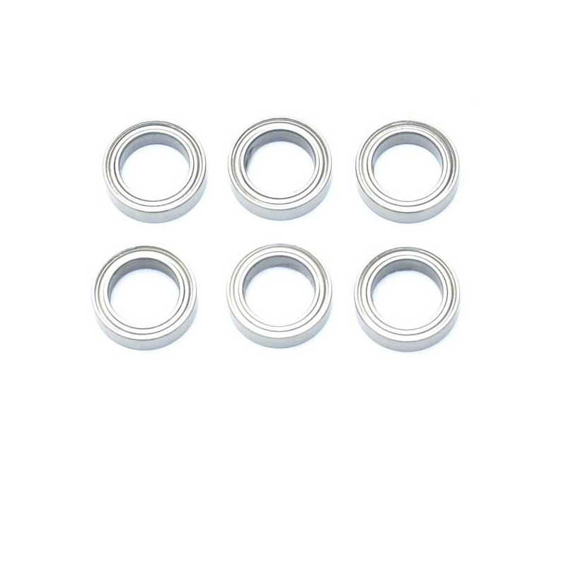 Pièce pour voiture electrique tous chemin 1/10 Jeu Roulements 10x15x4 (6pcs)