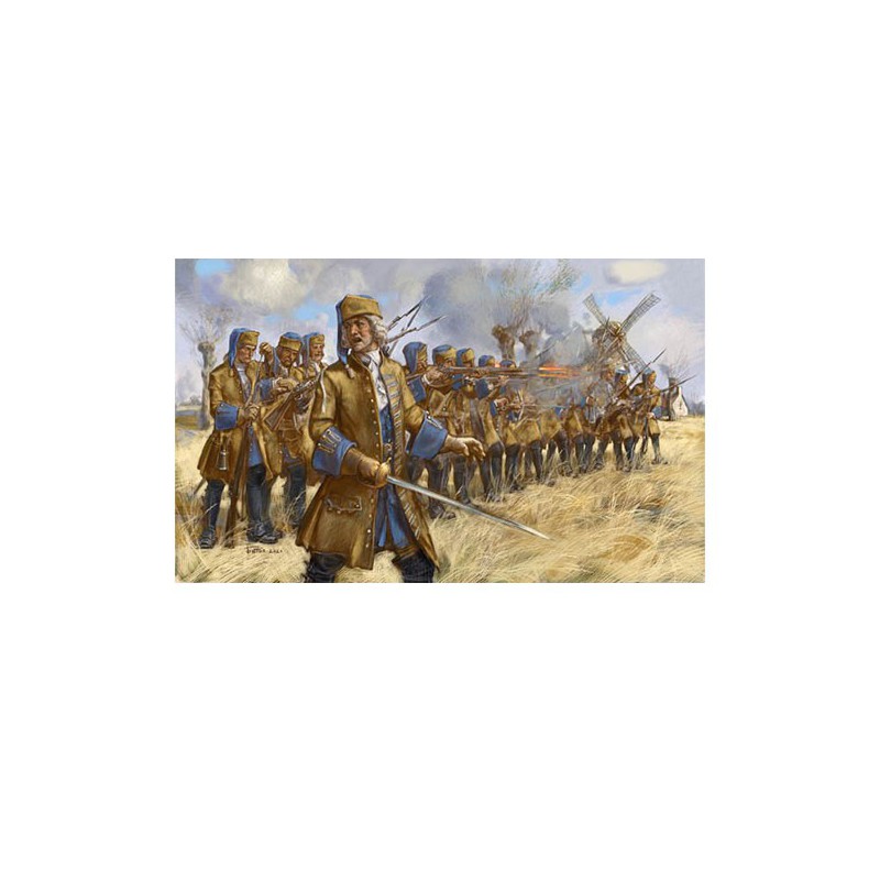 Figurine Dismounted French Dragoons in Skirmish 1/72