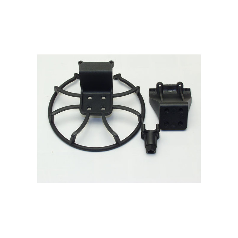 Pièce pour voiture electrique tous chemin 1/10 Kansas Support Roue Secours