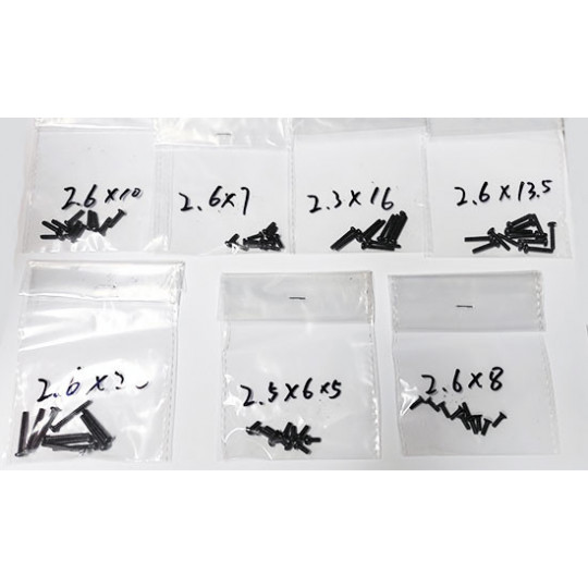 Pièce pour voiture electrique Kit de visserie complet TARGET Pièce pour voiture electrique Kit de visserie complet TARGET