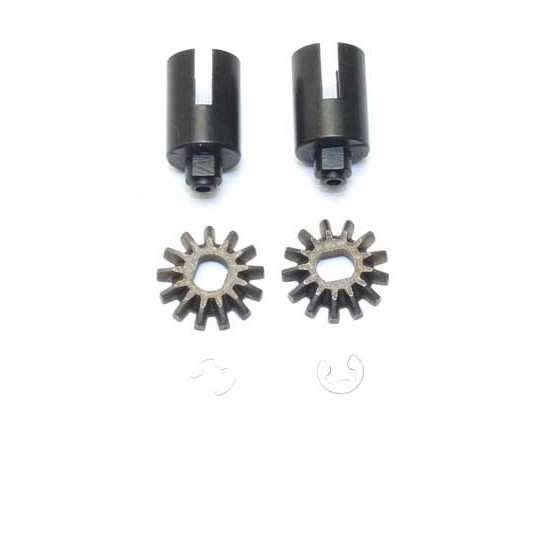 Pièce pour voiture electrique tous chemin 1/10 Noix cardan sortie différent.