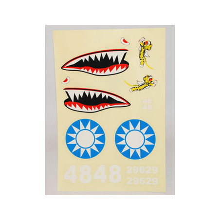 Part for planes P-40 Decal Plate | Scientific-MHD