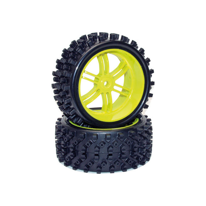 Pièce pour voiture thermique tous chemin 1/5 Paire de Roues Buggy 1/5