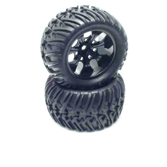 Pièce pour voiture electrique tous chemin 1/10 Paire de Roues Monster Winner Pièce pour voiture electrique tous chemin 1/10 Paire de Roues Monster Winner