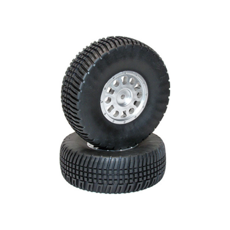 Pièce pour voiture thermique tous chemin 1/5 Paire de Roues Short Course1/5