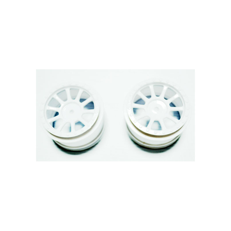 Pièce pour voiture electrique tous chemin 1/10 Paire Jantes Bulldog