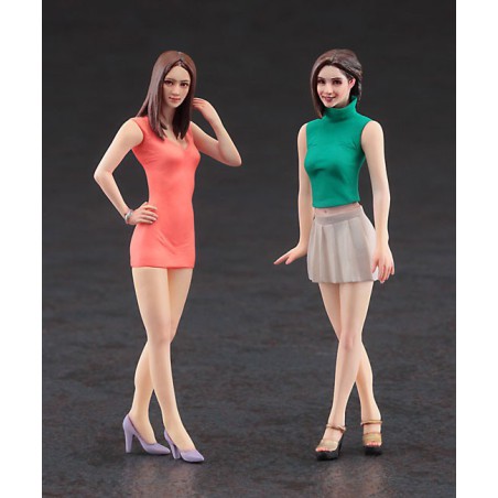 Maquette de voiture en plastique FASHION MODEL GIRLS FIGURE 1/24